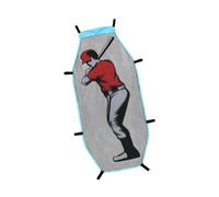 KIXZSAZ Filet d'entraînement de Baseball et Cible de Zone de Strike pour Les séances d'entraînement au Lancer et Les entraînements Sportifs ; Filet d'entraînement Portable, Pâte factice