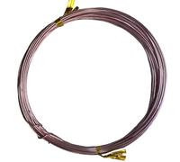 KIXZSAZ Fils d'artisanat Artisanat de bricolage léger Pas facile à casser Ne se décolore pas Fil tressé Lignes de bijoux brillantes pour la fabrication de cadres, Rose clair