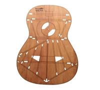 KIXZSAZ Gabarit de corps de guitare avec pièces de rechange durables pour une finition exceptionnelle lors de la construction d'une guitare classique à faire soi-même. Pièce