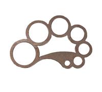 KIXZSAZ Gabarit de couture et de quilting pour tailleur/couturière : outil essentiel et efficace pour mesurer et couper le cuir avec précision. Outils de, StyleB
