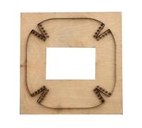 KIXZSAZ Gabarit de découpe pour cuir, outil efficace pour les loisirs créatifs. en acier noir facile à utiliser offrant précision et qualité. Plaque en cuir, vide-poches,