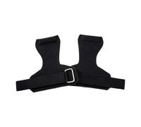 KIXZSAZ Gants de Musculation performants avec Sangles de Maintien antidérapantes pour Un Confort Optimal et Une complète des Mains Pendant l'entraînement, Noir, 21 x 19 cm