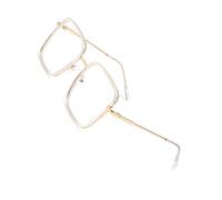KIXZSAZ Gardez une longueur d'avance sur la courbe de la mode surdimensionnée monture de lunettes d'ordinateur monture de lunettes pour femmes hommes lunettes carrées faciles