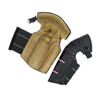 KIXZSAZ Genouillères de en Cuir PU de qualité supérieure, guêtres Ski et Cyclisme d'hiver, Couvre-Jambes Coupe-Vent pour motocyclistes et skieurs.