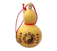 KIXZSAZ Gourde en calebasse séchée avec couvercle, résistante et idéale pour la pêche, le camping et les activités de plein air entre amis (camping, loisirs, barbecue, pêche, randonnée).