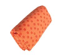 KIXZSAZ Grande serviette de yoga douce et antidérapante pour femmes, confectionnée en microfibre absorbante pour une performance optimale. Idéale pour les séances de Pilates, Orange, 183 x 63 cm