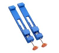 KIXZSAZ Guide de coupe de bois précision, pour scie circulaire électrique, pince positionnement fraisage, Base coupe réglable en ABS, 2 pièces