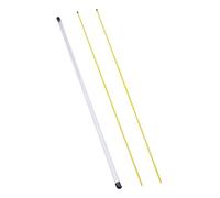 KIXZSAZ Guide de Swing pour Enfants débutants, Outil d'apprentissage du Putter, Aides pédagogiques pour Les Nouveaux Joueurs souhaitant maîtriser Les fondamentaux du Golf et, Jaune, 100 cm