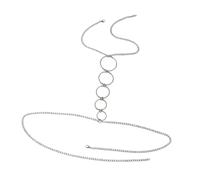 KIXZSAZ Harnais de corps pour femme, bijou unique en alliage brillant, idéal pour les festivals de musique et les mariages. Chaîne corps simple pour soutien-gorge et