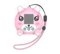 KIXZSAZ Housse en Silicone Durable pour jouet pour animaux de compagnie virtuel Punirunes, sûre et élégante, Gel de silice pour animaux de compagnie virtuels pendant 3 à 6 ans, Rose