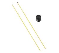 KIXZSAZ Indicateur de Direction pour l'entraînement au Golf : viser et Putter simplifie la Pratique du Swing grâce à des Outils d'alignement efficaces, Jaune, 122 cm
