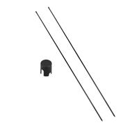 KIXZSAZ Indicateur de Direction pour l'entraînement au Golf : viser et Putter simplifie la Pratique du Swing grâce à des Outils d'alignement efficaces, Noir, 122 cm