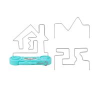 KIXZSAZ Jeu d'adresse interactif Classique avec des Fils métalliques. Labyrinthe électrique pour Enfants. Apprendre en s'amusant. Différentes Formes et différents Niveaux de difficulté. Développe