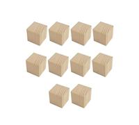 KIXZSAZ Jeu de Construction en Bois avec Blocs à empiler et à Compter. Cubes en Bois Bruts pour des activités manuelles et créatives. Jeu d'apprentissage, Couleur du, 6x6x6cm
