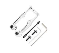 KIXZSAZ Jeu de plaquettes de frein V-Brake pratiques, adaptées Pour aux VTT. Installation facile. Compatibles avec la plupart des freins V-Brake. Leviers et, argent, 126 x 60.8 mm