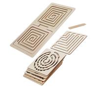 KIXZSAZ Jeu de société sensoriel Labyrinthe pour Le développement des hémisphères Gauche et Droit des Enfants d'âge préscolaire. Réutilisable.