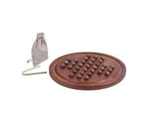 KIXZSAZ Jeu de Solitaire Classique, Un Jouet Amusant et captivant conçu pour développer la Patience et améliorer la logique chez Les Enfants. Jeu de