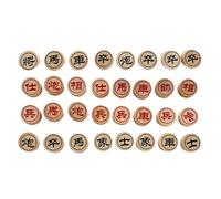 KIXZSAZ Jeu de stratégie de société : pièces d'échecs Chinois. Jeu Plateau Classique et Traditionnel offrant Une expérience captivante pour Tous Les âges. stratégie : pièces d'échecs