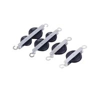 KIXZSAZ Jeux scientifiques à Faire soi-même pour expérimenter et Apprendre la Physique au Quotidien. Matériel de Laboratoire de Physique Comprenant 2 poulies Simples et Un Ensemble Blocs poulies.