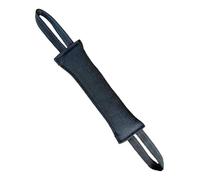 KIXZSAZ Jouet à mâcher en Corde avec Deux poignées Souples pour Chien, idéal pour Les Jeux de à la Corde avec Un prêtre Allemand (Orange), Noir, 58 x 7 cm