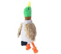 KIXZSAZ Jouet sonore pour Animaux de Compagnie en Peluche en Forme de Canard Nettoyage Formation à mâcher Jouer à la Poursuite de Jouets grinçants Jouet de Sport