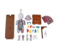 KIXZSAZ Jouets farceurs Originaux, Dont Un modèle de Corps Humain pour Enfants avec des éléments éducatifs pour Halloween. Modèle de Corps Humain avec Organes Amovibles. Jeu d'anatomie éducatif.