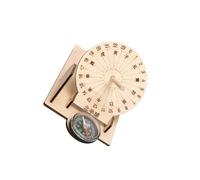 KIXZSAZ Kit d'assemblage de Cadran, Horloge équatoriale, Jouet éducatif, Projet Scientifique Amusant pour l'apprentissage Parent-Enfant, modèle d'horloge à Monter soi-même, Outil