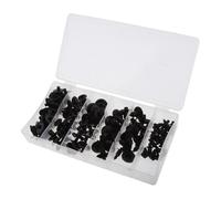 KIXZSAZ Kit de rivetage moto en nylon 80 pièces avec assortiment de goupilles M6, M7 et M8, rivets, goupilles poussoirs M7 et M8, kit de rivetage en nylon, douille de tableau
