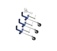 KIXZSAZ Kit d'expérimentation de Physique des poulies : Tige de Support, poulie Fixe et Pince Table. Matériel Essentiel pour Les démonstrations en Classe. Outil d'expérimentation en mécanique :