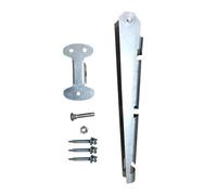 KIXZSAZ Les bras extensibles pratiques offrent une solution complète avec rallonge de clôture en fil de fer barbelé pour une sécurité et fonctionnalité accrues. Rallonge clôture en fil fer