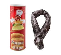 KIXZSAZ Les Chips de Pomme de Terre Classiques Peuvent Faire des blagues Amusantes, Puis Couvrir Le Couvercle. Peut effrayer à Nouveau d'autres Amis. Serpent Printemps, A684