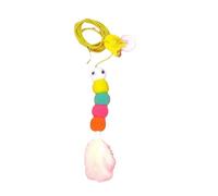 KIXZSAZ Les Jouets pour Chats stimulent Le cœur ludique avec Le Son et l'activité sans Fin, Corde réglable pour Un Plaisir Non-Stop, Jouets en Peluche pour Chat de Compagnie, tapez+1