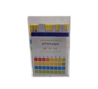KIXZSAZ Lot de 100 indicateurs de pH cosmétiques contrôleur de sol Urine 0-14 résultat clair avec carte bandelette de test à réponse papier de tournesol