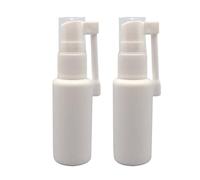KIXZSAZ Lot de 2 flacons pulvérisateurs rechargeables anti-fuite pour pulvérisateur nasal de 30 ml réglables avec couvercle anti-poussière bureau domestique