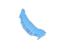 KIXZSAZ Lot de 30 tiges de Rechange 48 mm en Plastique pour fléchettes à Pointes Souples et Acier. Tiges universelles Rechange 2BA, Bleu Clair, 30 pièces