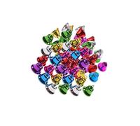 KIXZSAZ Lot de 50 clochettes Artisanales Transparentes pour pendentifs d'arbre | Fer Polyvalent pour Bijoux Faits Main, pour Une décoration Festive et, 21MM