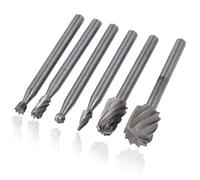KIXZSAZ Lot de 6 meuleuses à fraises rotatives bricolage gravure travail du bois tête de meulage polissage outils de moulage remplacement pour Dremel