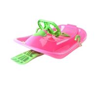 KIXZSAZ Luges pour Enfants polyvalentes avec Volant innovant pour Un Plaisir accru des activités Hivernales en Plein air, Rose, 102 x 19 x 48 cm