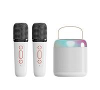 KIXZSAZ Machine de karaoké Multifonction avec Deux Microphones - Sing Like Star ABS Double Microphone Musique Lecteur MP3 karaokés