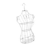 KIXZSAZ Mannequin buste suspendu, demi-corps féminin, pratique et esthétique. Idéal pour la création et la présentation d'œuvres d'art. Fabriqué en fer robuste et