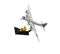 KIXZSAZ Maquette d'avion à l'échelle 1/144 - Avion de Chasse américain B-29 - Jouet moulé sous Pression - Modèle de Collection Haute fidélité - Décoration intérieure