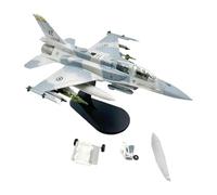 KIXZSAZ Maquette Miniature de Chasseur F-16F au 1/72, en métal moulé sous Pression, avec détails décoratifs. Le fuselage de l'avion F-16F à l'échelle 1/72 est en Alliage.