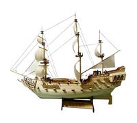 KIXZSAZ Maquettes de voiliers - Kit de Maquette Bateau à Voile - Pièce Collection à Monter soi-même - Niveau difficulté modéré - Construction Maquette voilier Faite Main