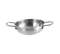 KIXZSAZ Marmite à ramen coréenne en acier inoxydable durable, idéale pour la cuisson des nouilles instantanées, des soupes et plats sautés faciles, 28 cm