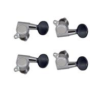 KIXZSAZ Mécaniques universelles pour ukulélé 4 cordes, pièces détachées pour ukulélé, mécaniques 2R2L, boutons fermés.