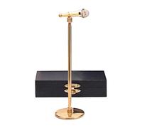 KIXZSAZ Mini-, Saxophone, Trompette, Microphone, mobilier Miniature pour Maison de poupée, Accessoires décoratifs et résistants. Modèle réduit d'instrument de Musique en métal à l'échelle 1/12,