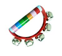 KIXZSAZ Mini Tambourin portatif, Instrument éducatif Amusant, Cloches Douces, expérience Joyeuse pour Les Enfants, l'enfant établit Un Lien Entre Le Son et