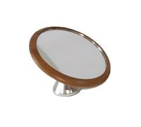 KIXZSAZ Miroir de Perspective pour l'observation de la prise café, Rotation à 360 °, réglage facile, miroir auxiliaire d'extraction café en bambou, Hêtre, 58mm