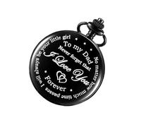 KIXZSAZ Montre de Poche fête des pères Style Antique Petite Taille Dispositif de Lecture l'heure significatif délicat Hommes Montres Accessoire Bijoux Mode