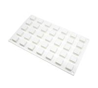 KIXZSAZ Moule à biscuits à 35 cavités bricolage Fondant au chocolat Dessert bricolage artisanat moule en Silicone maison boulangerie outil de cuisson ustensiles de cuisson, Carré